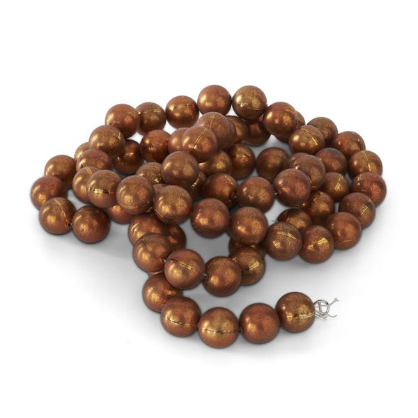 72 Inch Copper Pearl Bead Garland