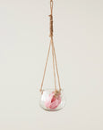 Glass Hanging Vase With Jute Rope
