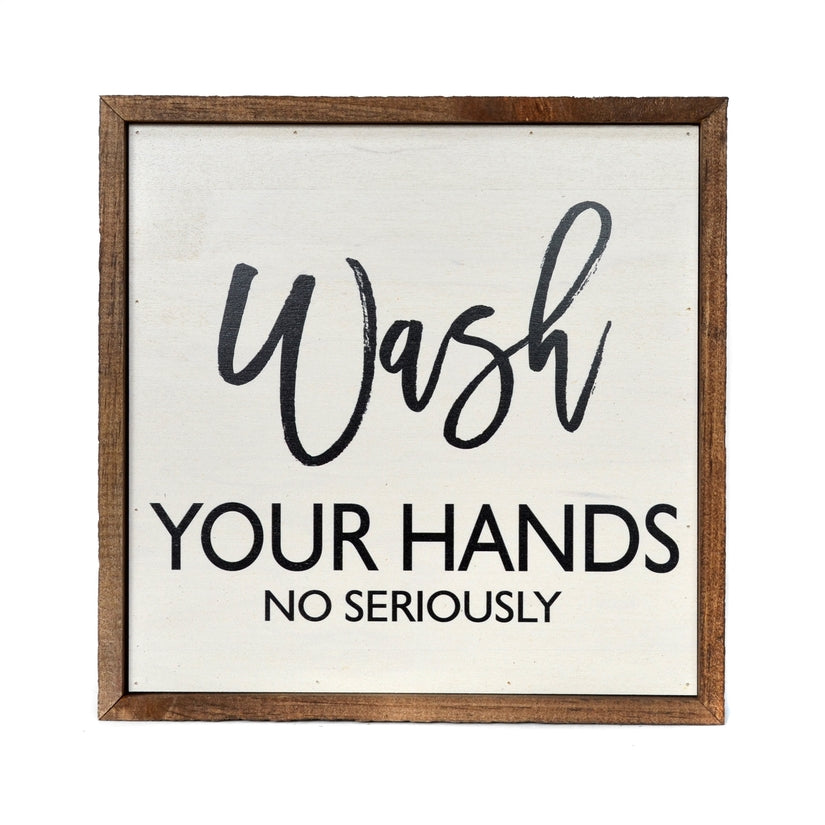No Seriously Bathroom Sign