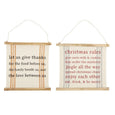 Reversible Holiday Fabric Hangers