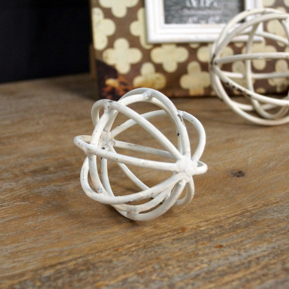 White Metal Spheres