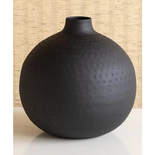 Textured Round Vase