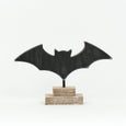Wood Bat Cutout on Stand