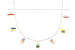 Santa/Tree LED Acrylic Garland