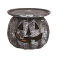 Terracotta Halloween Pillar Holder
