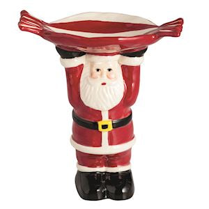 Santa Pedestal Candy Dish