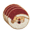 Holiday Beaded Coaster Set