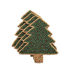 Holiday Beaded Coaster Set