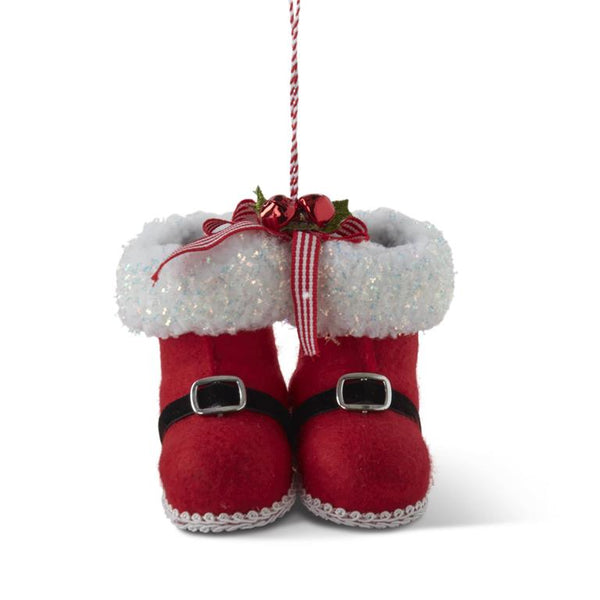 4.25 Inch Santa Boots Ornament