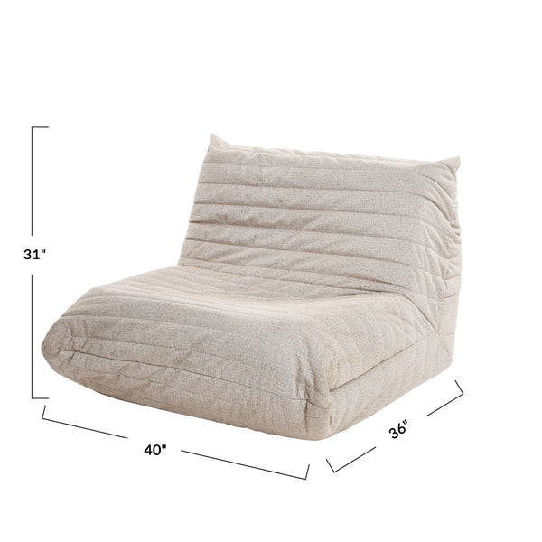 LoBoh One Seater Modular Sofa / Accent Chair; Premium Foam-Filled