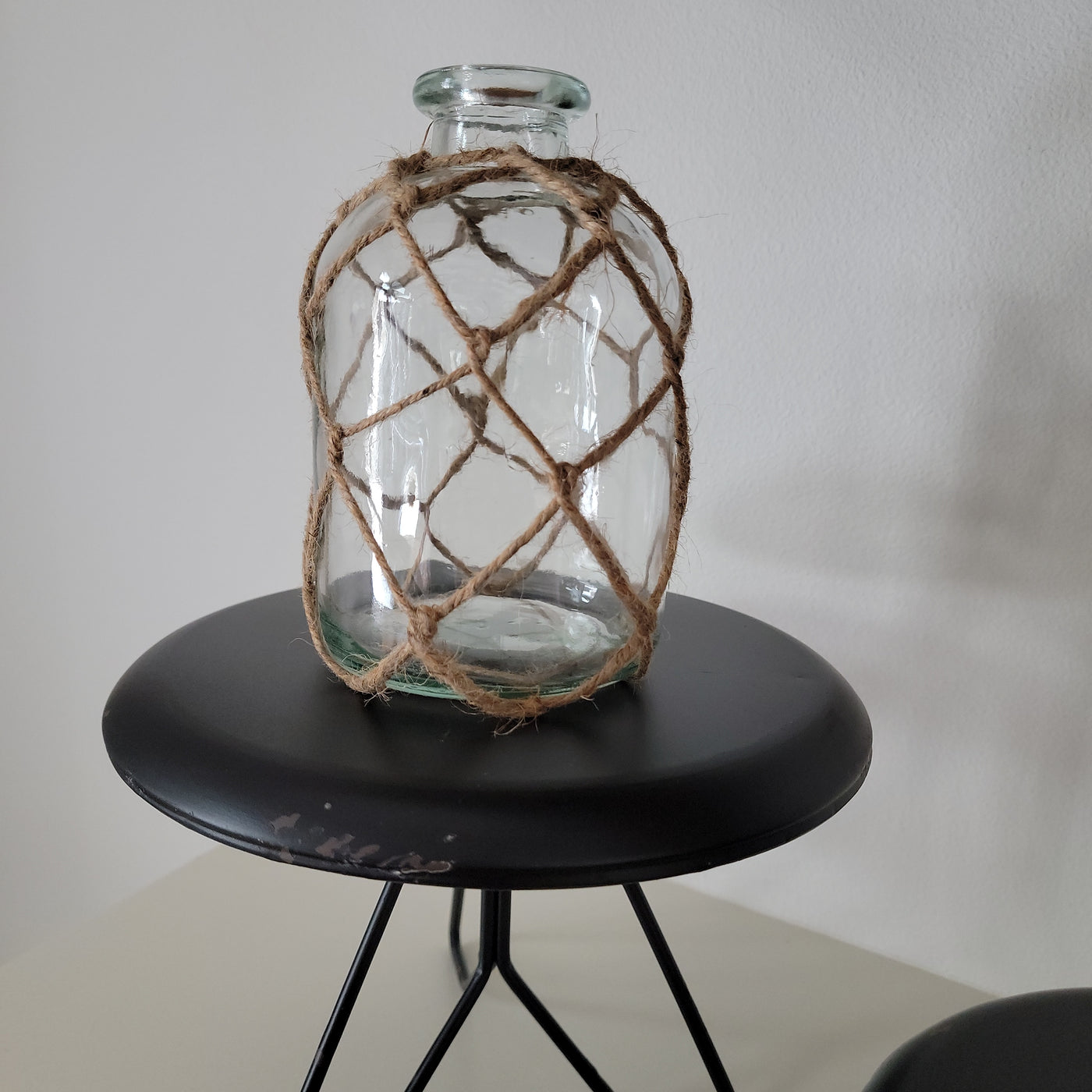 Glass Vase with Twine
