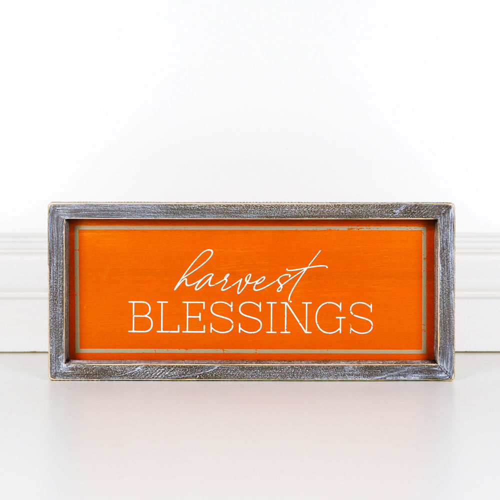 Harvest Blessings Sign