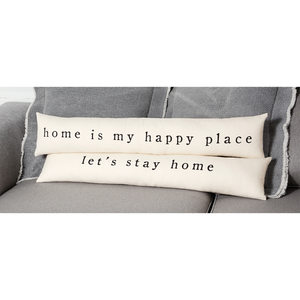Long Pillow with Home Sayings