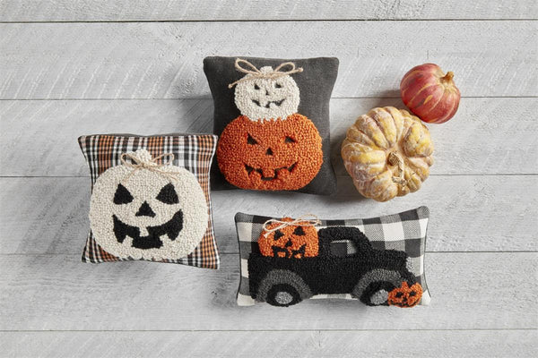 Halloween Hooked Mini Pillows