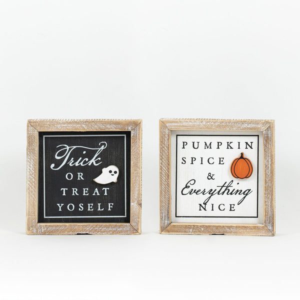 Reversible Halloween/Fall Sign